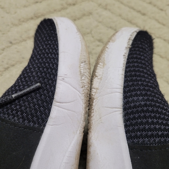 Vessi Black and White Women's Sneakers - Picture 5 of 9